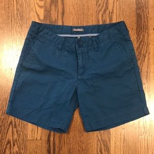 Toad & Co Bristlecone Blue shorts. Size 6.